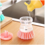 Liquid Washing Pot Brush Automatic Liquid Dish Washing Brush Multi-functional Kitchen Cleaning Accessories Liquid Soap Dispenser - Image 2