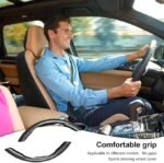 Steering Wheel Cover Automatic Elastic Non-Slip Car Wheel Protector Carbon Fiber Breathable Non-Slip for Cars - Image 2