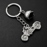 Motorcycle Helmet Keychain Charms Men Gift Key Chain Charms - Image 3