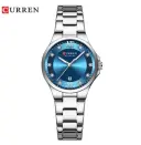 Curren 9107 Analog Stainless Steel Watch For Women's