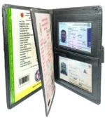 Premium Quality  Car Document Holder Organize Your Car Papers in Style For Car - Black - Image 3