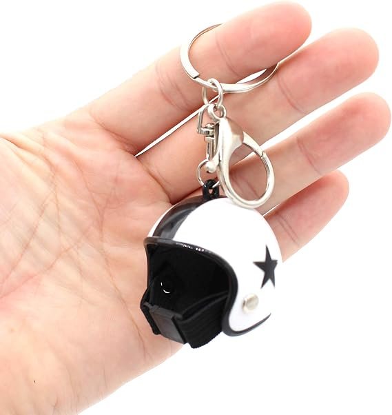 Creative Motorcycle Helmet Key Chain Key Ring