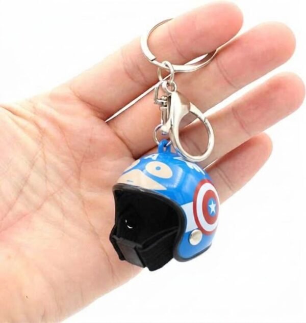 Mini Helmet Keychain for Bike, Scooter & Motorcycle, Room Lock Multicolour