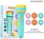 Mini Projector Torch for baby – Storybook Projection Lamp, Educational and Engaging Toy, Perfect for Bedtime, Storytelling Projector for Preschoolers- Green - Image 3