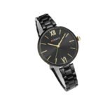 CURREN 9017 Quartz Stainless Steel Watch For Women’s- Black - Image 2