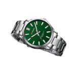 Curren 9090 Stainless Steel Men's Watch- Green - Image 2
