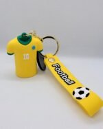 Neymar Brazil Jersey NO 10 Keychain Football Keychain Silicone - Image 3