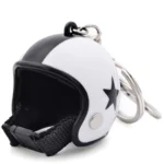 Creative Motorcycle Helmet Key Chain Key Ring - Image 3