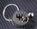 Creative Auto Part Model Gear Box Shifter Keychain, 6 Speed Gear Box Shifter Keychain Key chain Ring - Image 2