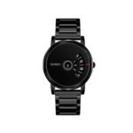 Skmei 1260 Stainless Steel Band Waterproof Men’s Watch - Black